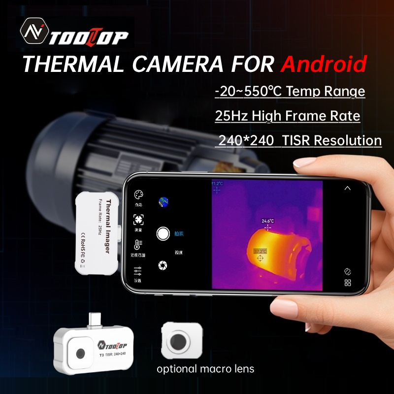 Thermal Imaging Camera Pcb Repair - TOOLTOP T3 Android için Kızılötesi Termal