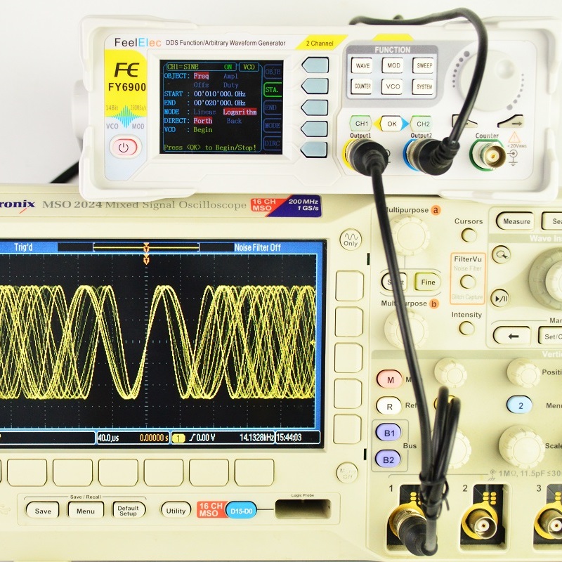 Function Arbitrary Waveform Generator - Feelelec FY6900 0-60MHz Dijital Sinyal Jeneratörü