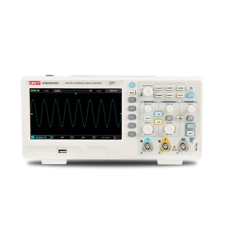 Digital Storage Oscilloscope 100Mhz - UTD2102CEX+ Yüksek Hassasiyetli 100MHz Dijital Depolama