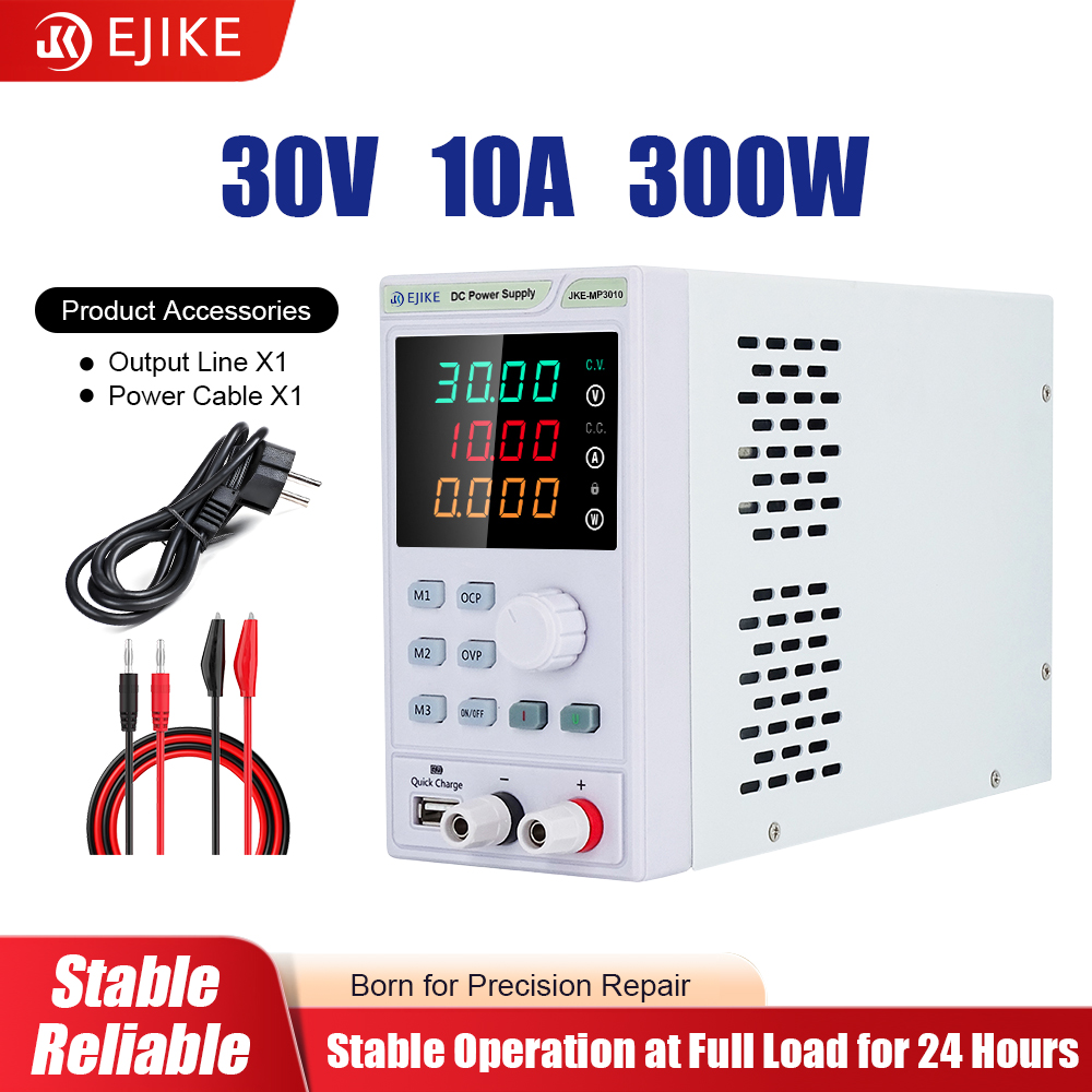 Programmable Dc Power Supply 30V 10A - EJIKE DC Güç Kaynağı 300W Programlanabilir
