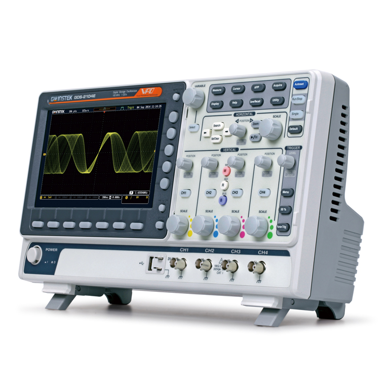Digital Storage Oscilloscope 100Mhz - Gwinstek GDS-2000E Serisi GDS-2204E 200MHz/100MHz Dijital