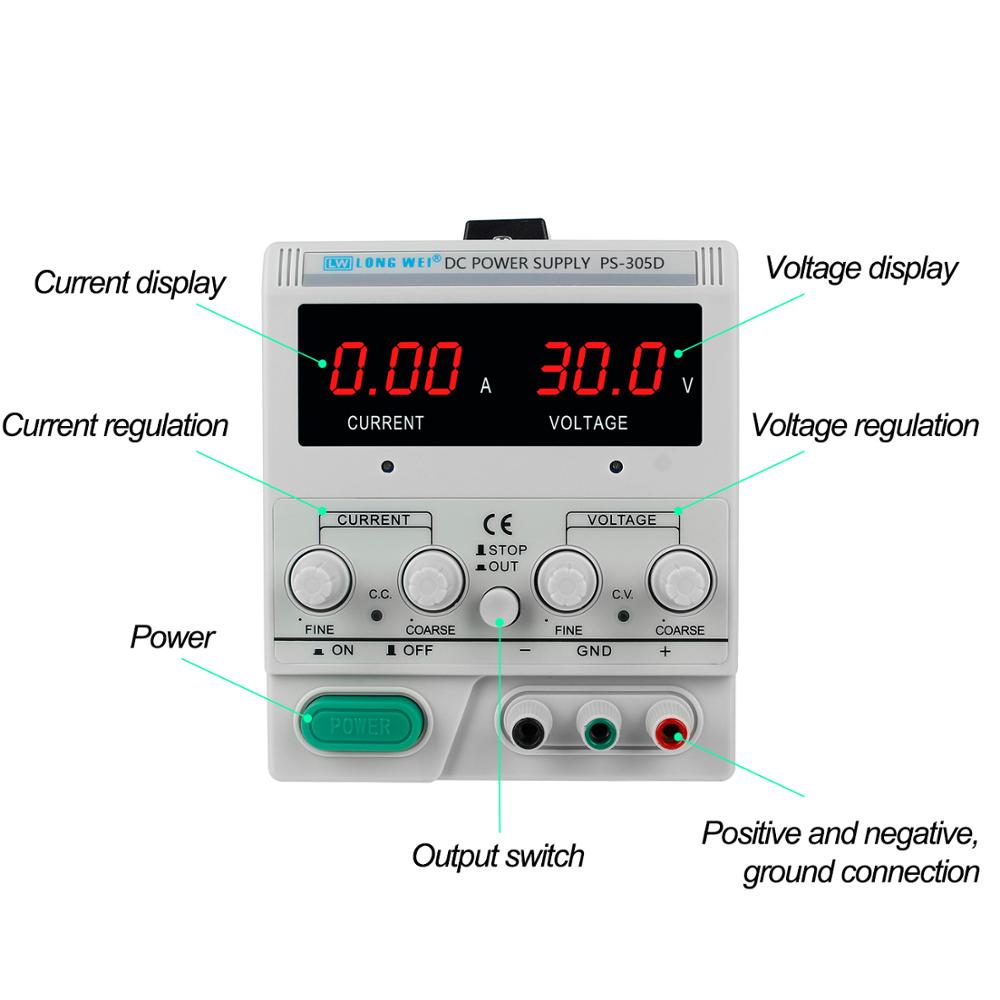 LW PS-305D 302D 303D 6402D 640 - Linear Lab Power Supply Adjustable incelemesi ve fiyatı