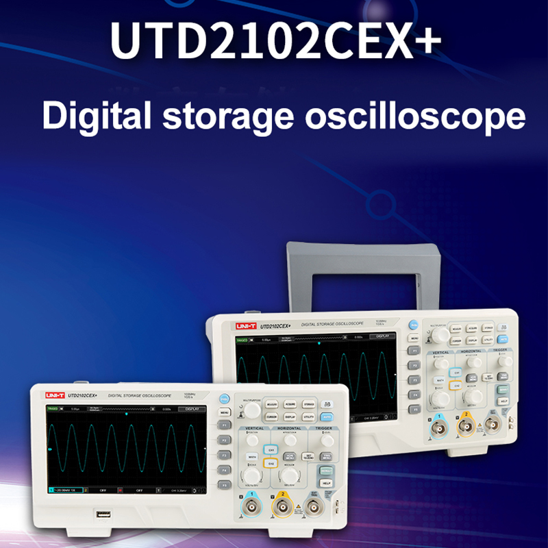 UNI-T UTD2102CEX + dijital dep - Digital Storage Oscilloscope 100Mhz incelemesi ve fiyatı