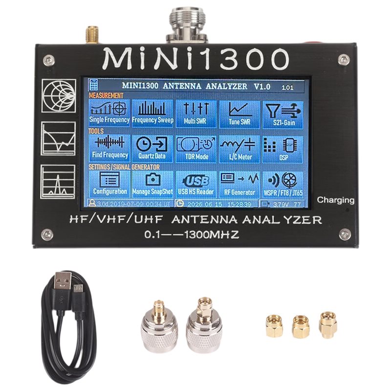 ABUI-Mini1300 4.3 İnç Vektör A - Signal Generator Spectrum Analyzer incelemesi ve fiyatı