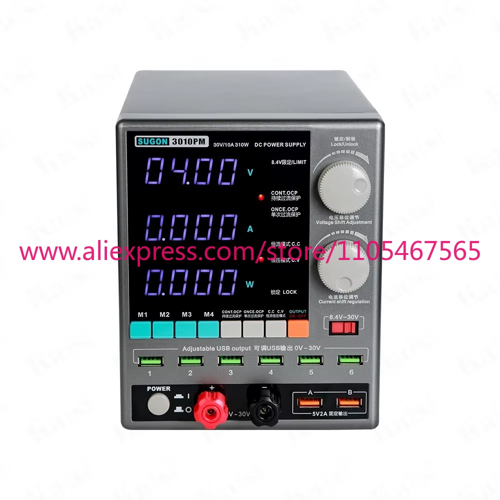1 adet 3010PM regüleli DC güç  - Linear Lab Power Supply Adjustable incelemesi ve fiyatı
