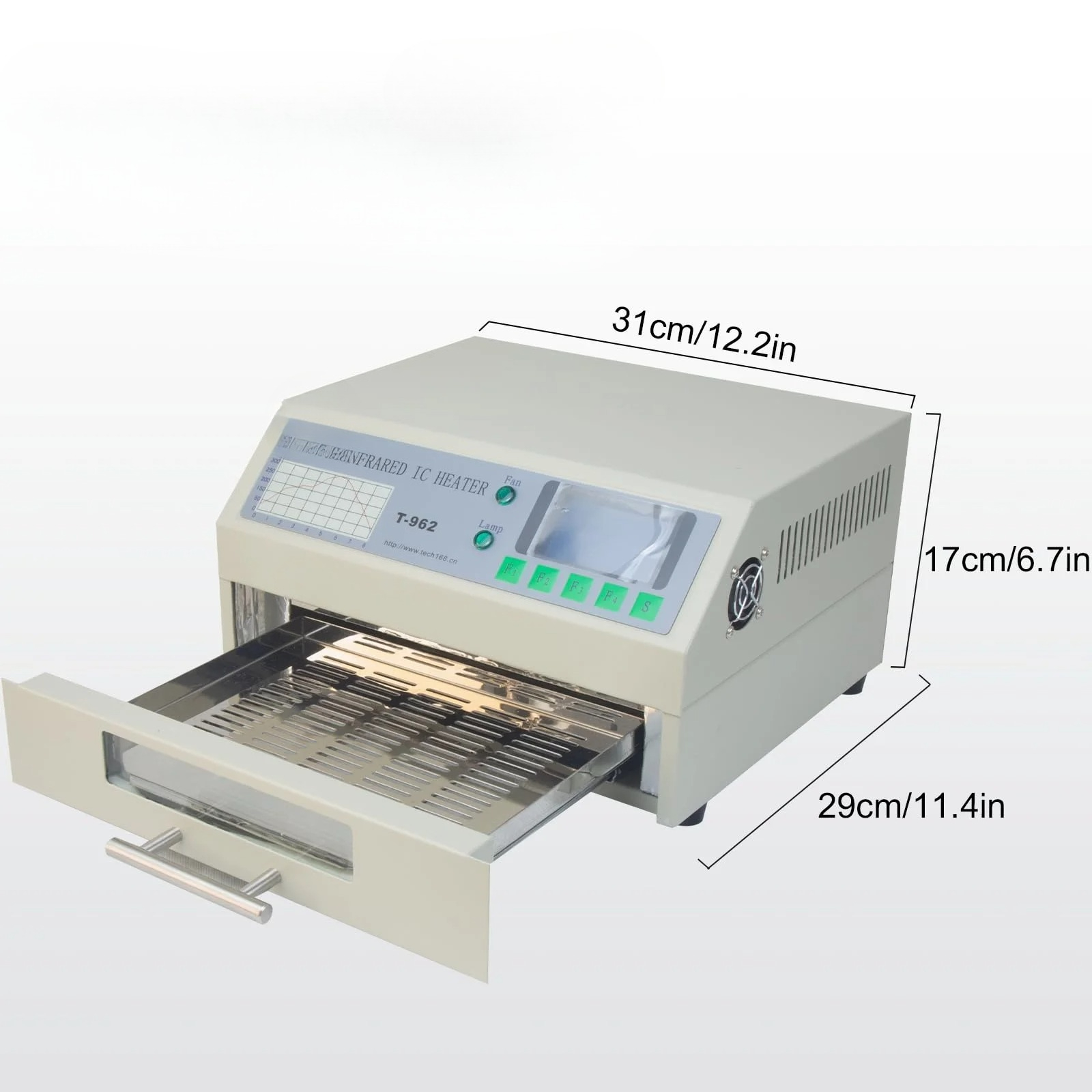 2026800W Otomatik Reflow Makin - Reflow Oven Pcb T962 incelemesi ve fiyatı