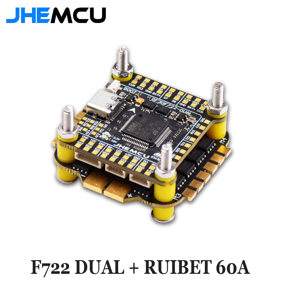Jhemcu F7 Yığını F722 Çift Uçu - Fpv Flight Controller F7 Stack 60A incelemesi ve fiyatı