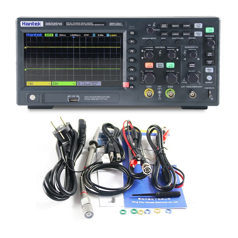 Hantek DSO2D10 Dijital Depolam - Digital Storage Oscilloscope 100Mhz incelemesi ve fiyatı