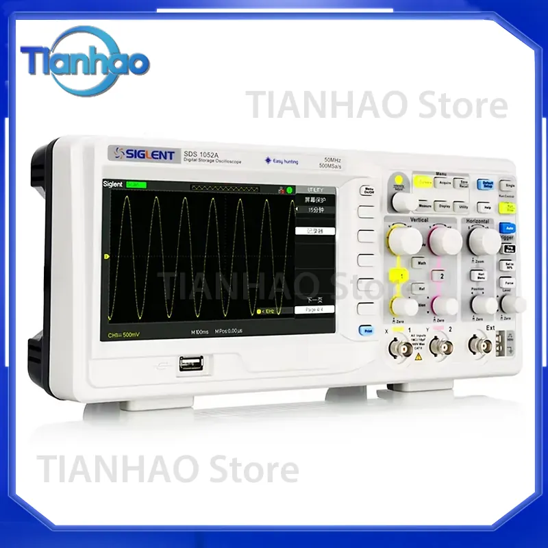 SIGLENT SDS1052A SDS1072A SDS1 - Digital Storage Oscilloscope 100Mhz incelemesi ve fiyatı